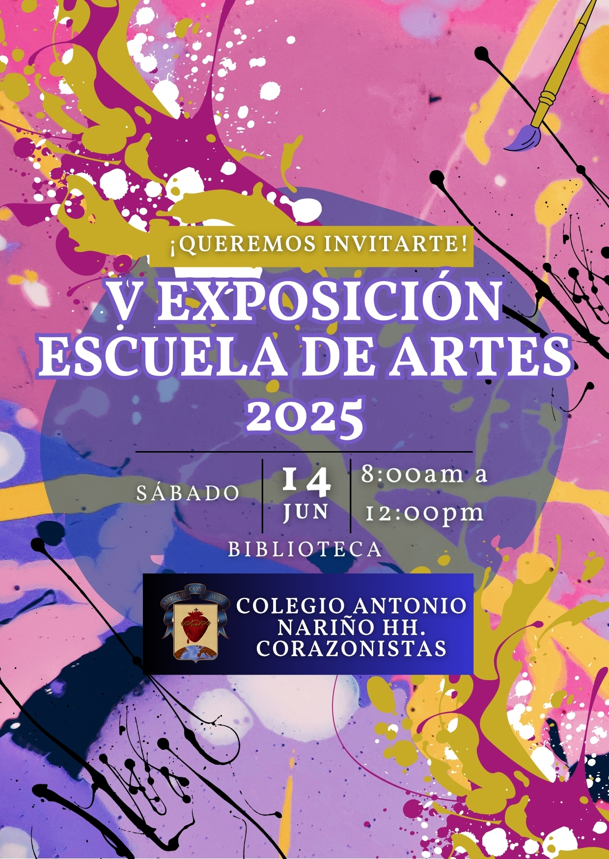 Póster I exposición Artes 2025